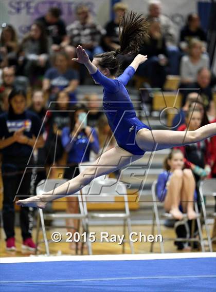 Thumbnail 2 in CHSAA 5A Gymnastics Championships (Day 1 First Half) photogallery.