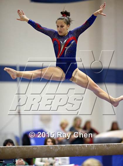 Thumbnail 3 in CHSAA 5A Gymnastics Championships (Day 1 First Half) photogallery.