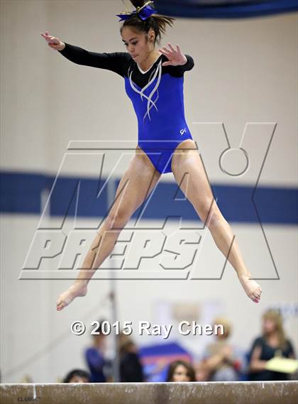 Thumbnail 2 in CHSAA 5A Gymnastics Championships (Day 1 First Half) photogallery.