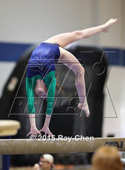 Thumbnail 2 in CHSAA 5A Gymnastics Championships (Day 1 First Half) photogallery.