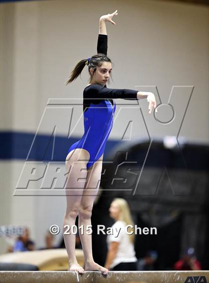 Thumbnail 2 in CHSAA 5A Gymnastics Championships (Day 1 First Half) photogallery.