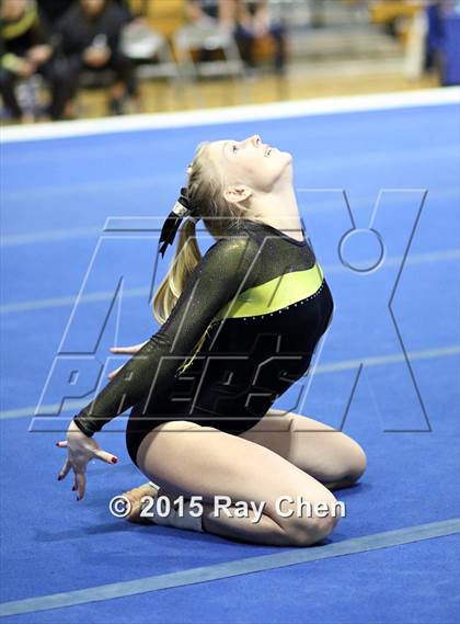 Thumbnail 3 in CHSAA 5A Gymnastics Championships (Day 1 First Half) photogallery.