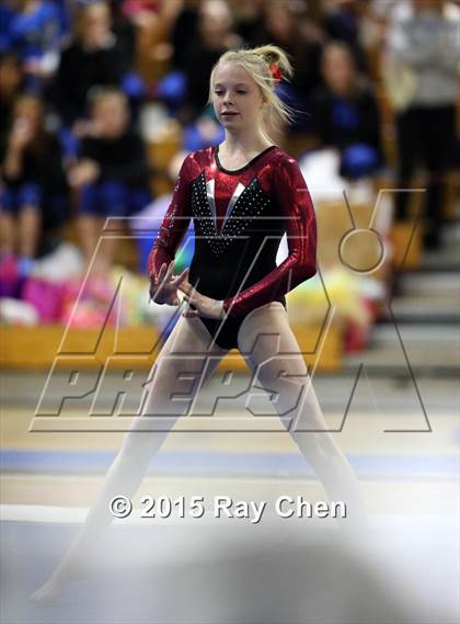 Thumbnail 2 in CHSAA 5A Gymnastics Championships (Day 1 First Half) photogallery.