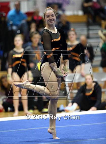 Thumbnail 3 in CHSAA 5A Gymnastics Championships (Day 1 First Half) photogallery.