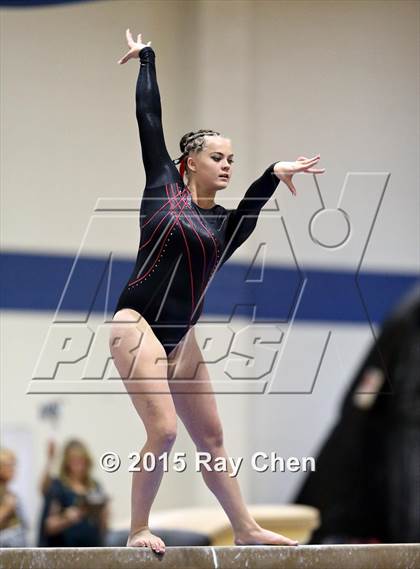 Thumbnail 3 in CHSAA 5A Gymnastics Championships (Day 1 First Half) photogallery.