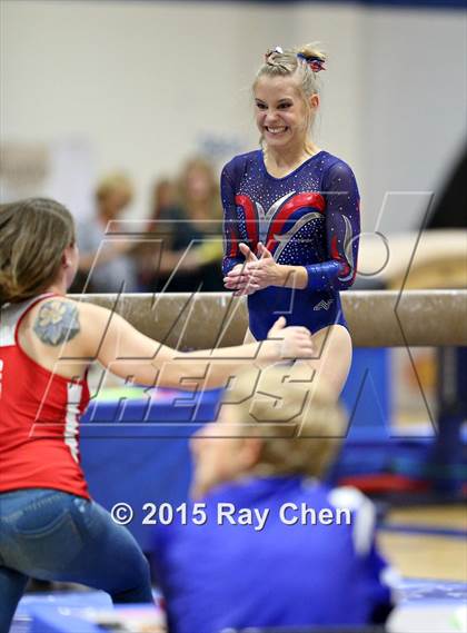 Thumbnail 1 in CHSAA 5A Gymnastics Championships (Day 1 First Half) photogallery.