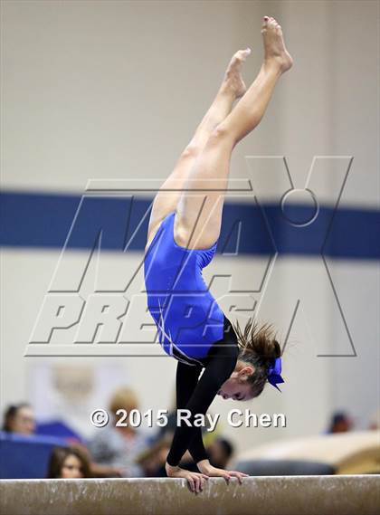 Thumbnail 2 in CHSAA 5A Gymnastics Championships (Day 1 First Half) photogallery.