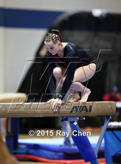 Thumbnail 3 in CHSAA 5A Gymnastics Championships (Day 1 First Half) photogallery.