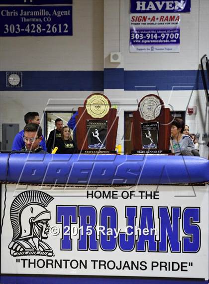 Thumbnail 2 in CHSAA 5A Gymnastics Championships (Day 1 First Half) photogallery.