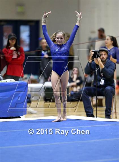 Thumbnail 1 in CHSAA 5A Gymnastics Championships (Day 1 First Half) photogallery.