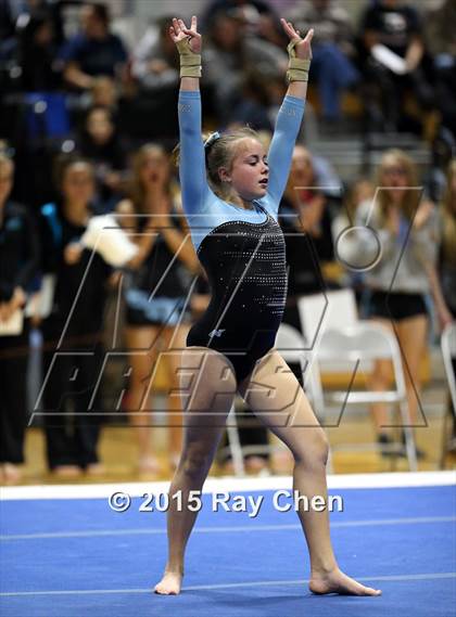 Thumbnail 3 in CHSAA 5A Gymnastics Championships (Day 1 First Half) photogallery.
