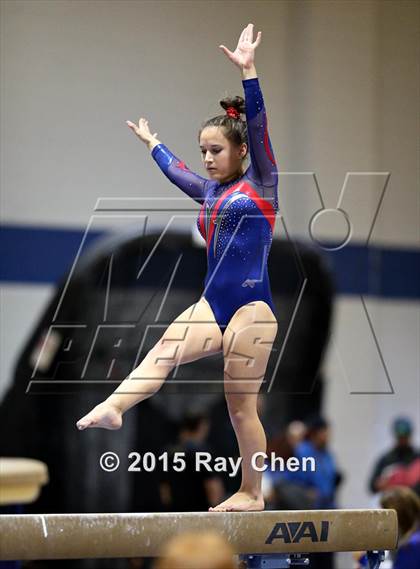 Thumbnail 3 in CHSAA 5A Gymnastics Championships (Day 1 First Half) photogallery.