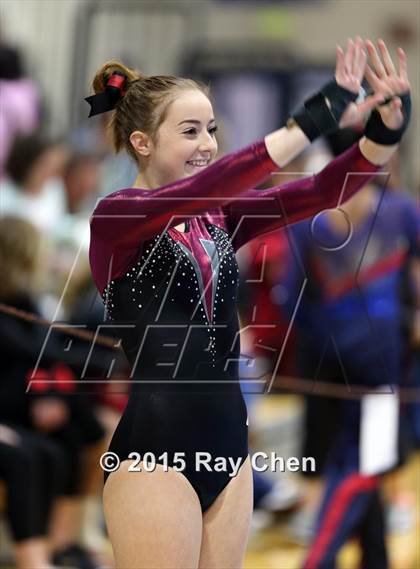 Thumbnail 2 in CHSAA 5A Gymnastics Championships (Day 1 First Half) photogallery.