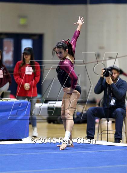 Thumbnail 3 in CHSAA 5A Gymnastics Championships (Day 1 First Half) photogallery.
