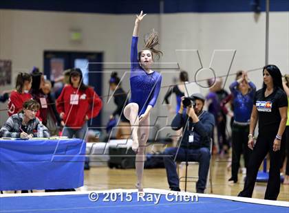 Thumbnail 2 in CHSAA 5A Gymnastics Championships (Day 1 First Half) photogallery.