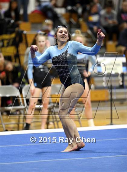 Thumbnail 3 in CHSAA 5A Gymnastics Championships (Day 1 First Half) photogallery.