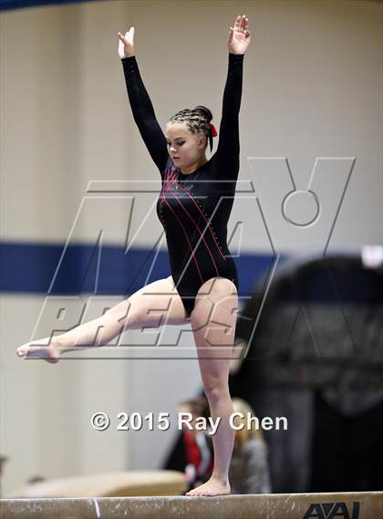 Thumbnail 2 in CHSAA 5A Gymnastics Championships (Day 1 First Half) photogallery.