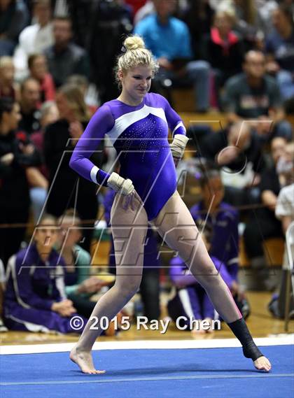 Thumbnail 2 in CHSAA 5A Gymnastics Championships (Day 1 First Half) photogallery.