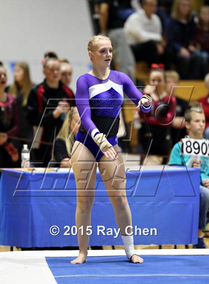 Thumbnail 1 in CHSAA 5A Gymnastics Championships (Day 1 First Half) photogallery.