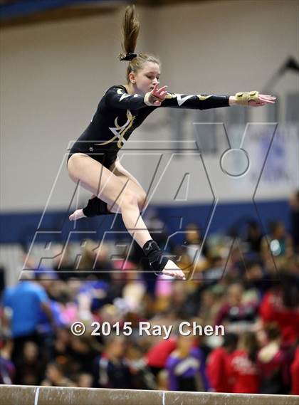 Thumbnail 2 in CHSAA 5A Gymnastics Championships (Day 1 First Half) photogallery.
