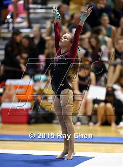 Thumbnail 3 in CHSAA 5A Gymnastics Championships (Day 1 First Half) photogallery.
