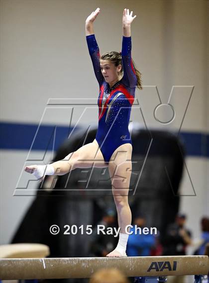 Thumbnail 2 in CHSAA 5A Gymnastics Championships (Day 1 First Half) photogallery.