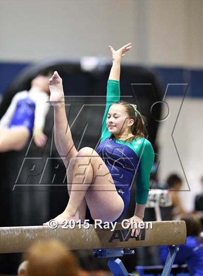 Thumbnail 3 in CHSAA 5A Gymnastics Championships (Day 1 First Half) photogallery.
