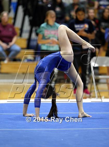 Thumbnail 1 in CHSAA 5A Gymnastics Championships (Day 1 First Half) photogallery.