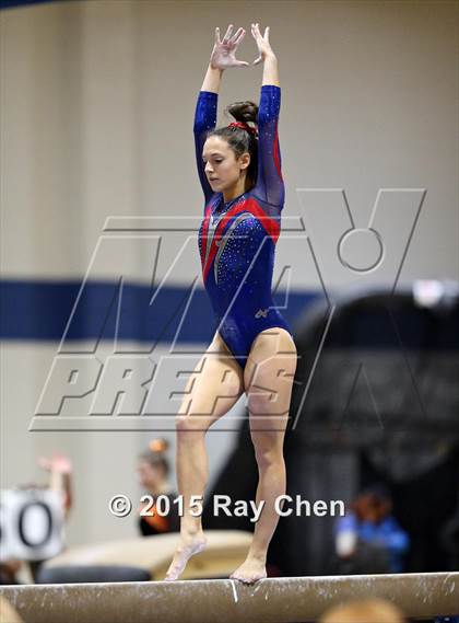 Thumbnail 3 in CHSAA 5A Gymnastics Championships (Day 1 First Half) photogallery.