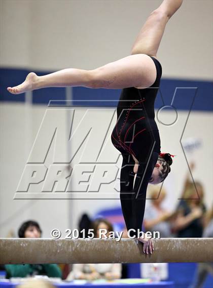 Thumbnail 2 in CHSAA 5A Gymnastics Championships (Day 1 First Half) photogallery.