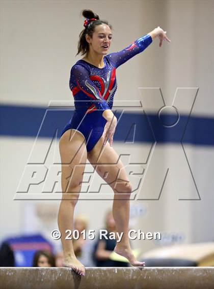 Thumbnail 2 in CHSAA 5A Gymnastics Championships (Day 1 First Half) photogallery.