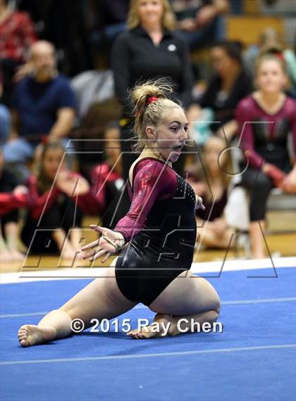Thumbnail 3 in CHSAA 5A Gymnastics Championships (Day 1 First Half) photogallery.