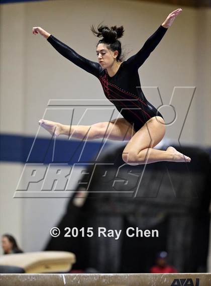 Thumbnail 2 in CHSAA 5A Gymnastics Championships (Day 1 First Half) photogallery.