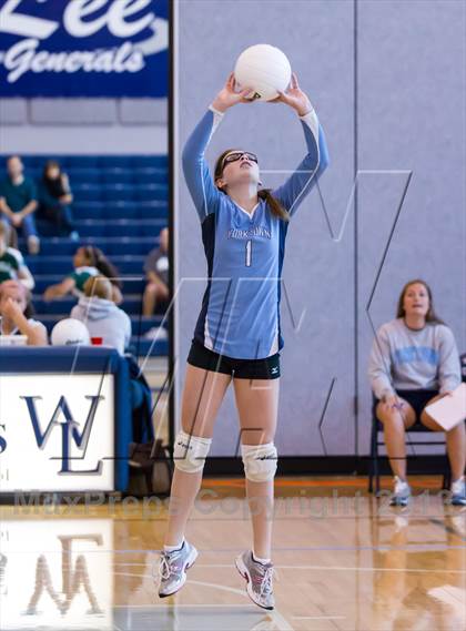 Thumbnail 1 in Yorktown vs Jefferson JV (Jr. Volleyball Brawl II) photogallery.