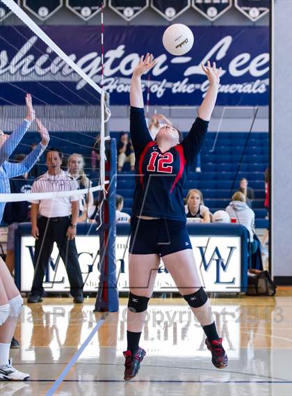 Thumbnail 1 in Yorktown vs Jefferson JV (Jr. Volleyball Brawl II) photogallery.