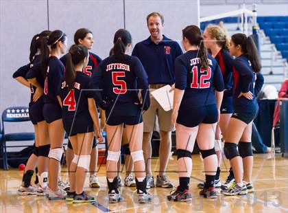 Thumbnail 1 in Yorktown vs Jefferson JV (Jr. Volleyball Brawl II) photogallery.