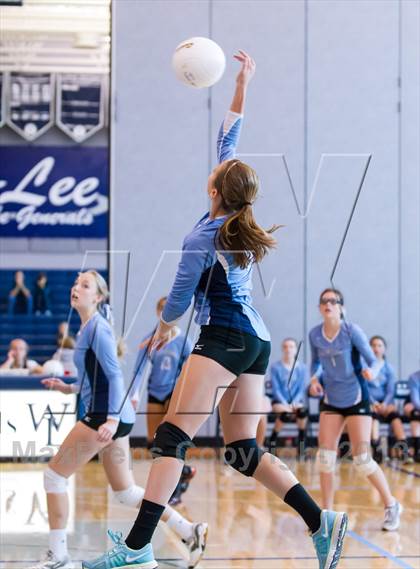 Thumbnail 1 in Yorktown vs Jefferson JV (Jr. Volleyball Brawl II) photogallery.