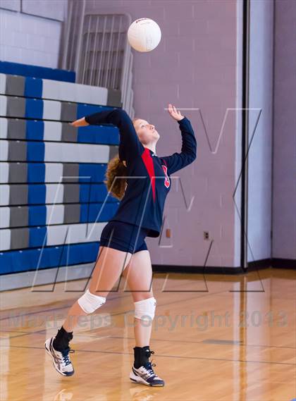 Thumbnail 3 in Yorktown vs Jefferson JV (Jr. Volleyball Brawl II) photogallery.