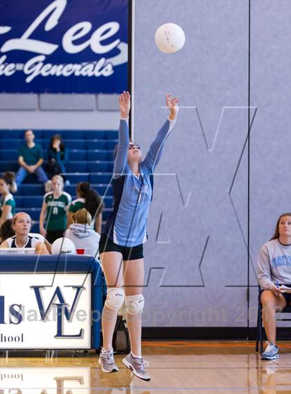 Thumbnail 2 in Yorktown vs Jefferson JV (Jr. Volleyball Brawl II) photogallery.