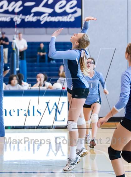 Thumbnail 3 in Yorktown vs Jefferson JV (Jr. Volleyball Brawl II) photogallery.