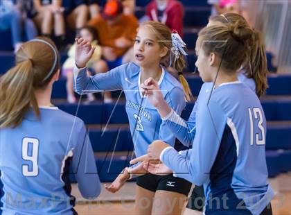 Thumbnail 1 in Yorktown vs Jefferson JV (Jr. Volleyball Brawl II) photogallery.