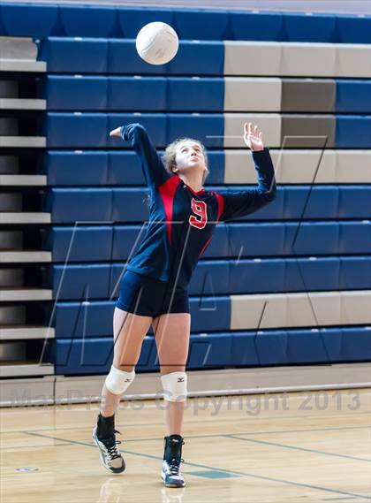 Thumbnail 2 in Yorktown vs Jefferson JV (Jr. Volleyball Brawl II) photogallery.