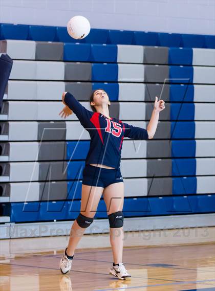 Thumbnail 1 in Yorktown vs Jefferson JV (Jr. Volleyball Brawl II) photogallery.