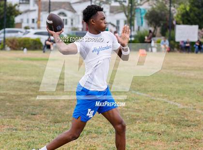 Thumbnail 3 in Downey vs La Habra (Millikan High Football Tournament) photogallery.