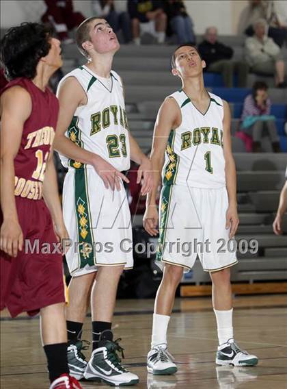 Thumbnail 2 in Roosevelt vs. Royal (Burbank Tip-Off Classic) photogallery.