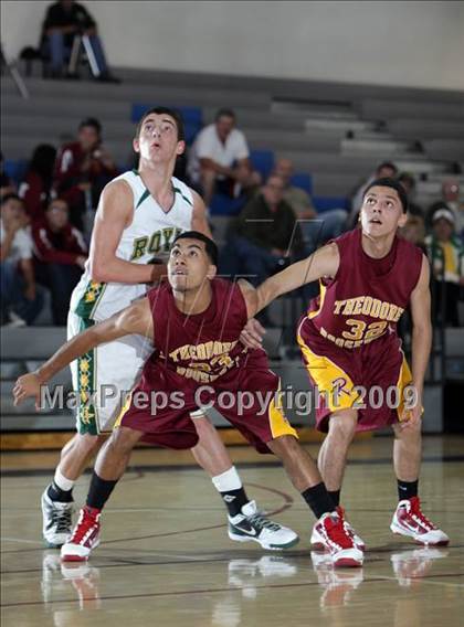 Thumbnail 1 in Roosevelt vs. Royal (Burbank Tip-Off Classic) photogallery.