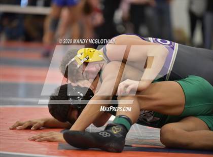 Thumbnail 3 in IHSA 1A Wrestling Sectionals photogallery.
