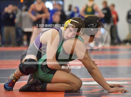 Thumbnail 1 in IHSA 1A Wrestling Sectionals photogallery.