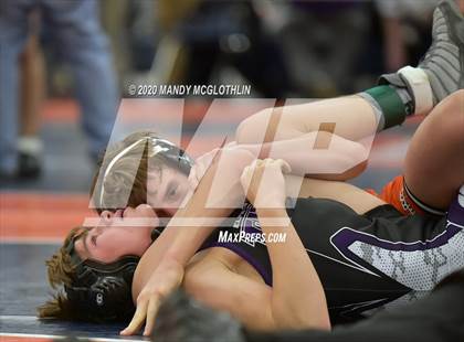 Thumbnail 1 in IHSA 1A Wrestling Sectionals photogallery.