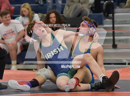Thumbnail 3 in IHSA 1A Wrestling Sectionals photogallery.
